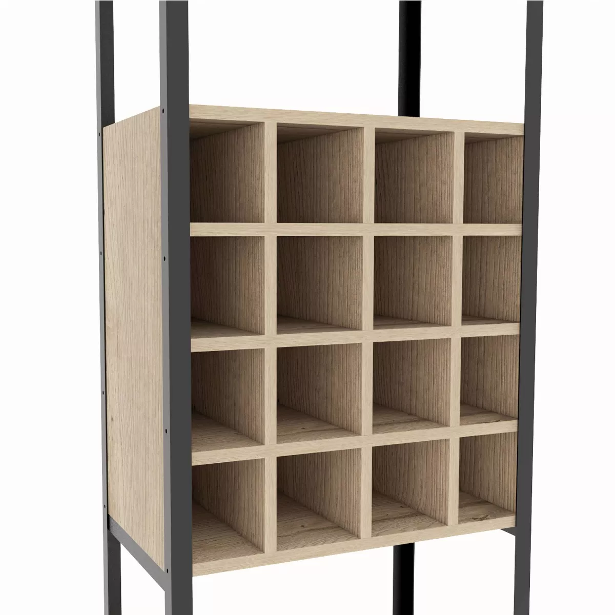 Emery High Bar Cabinet Light Wood - RST Brands