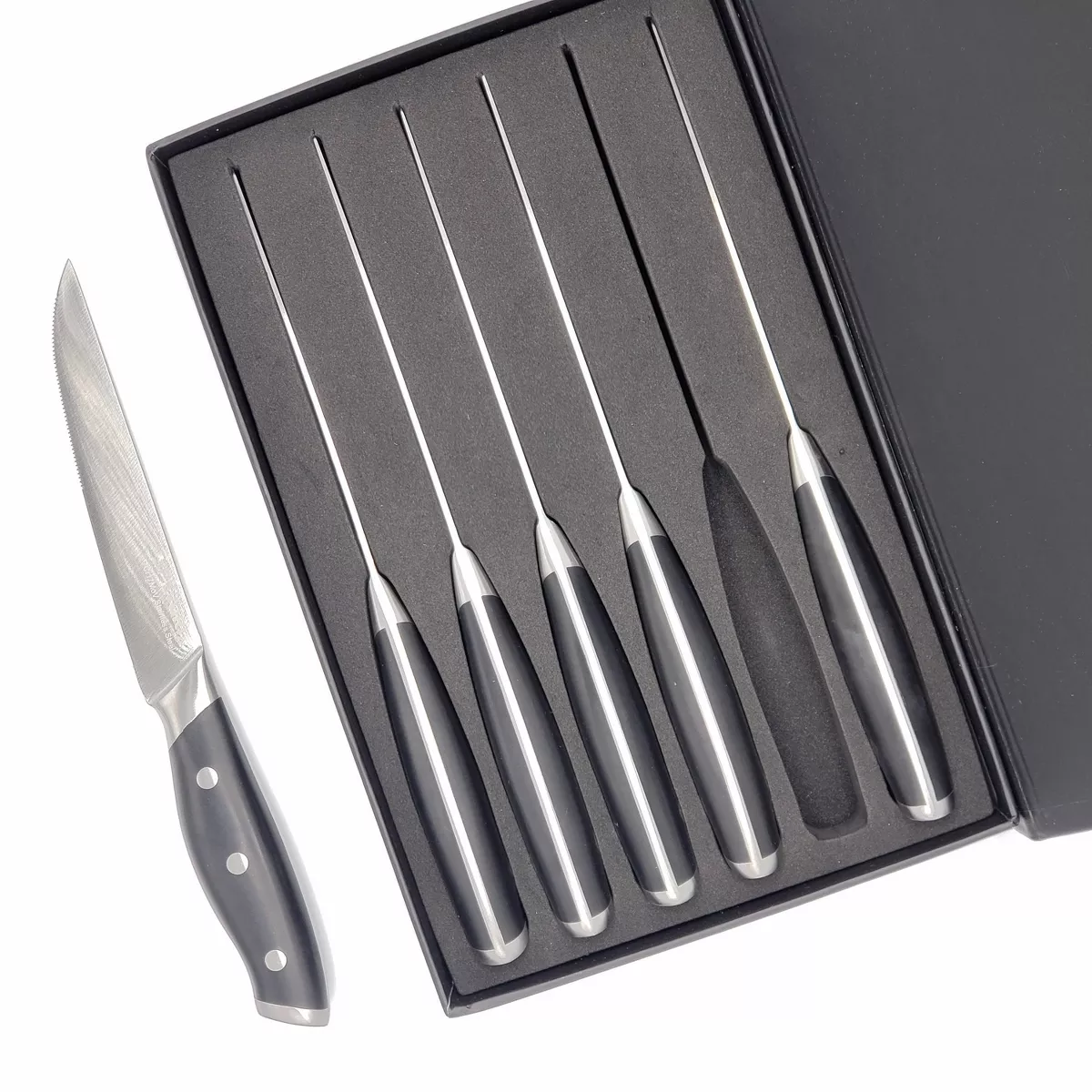 BBQ Dragon 6pc Steak Knife Set
