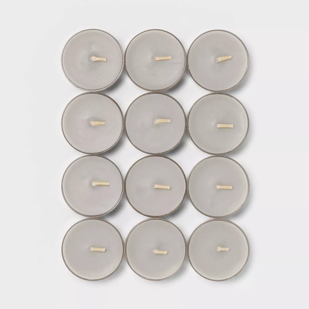 12pk Tealight Cozy Cashmere Candle - Threshold™