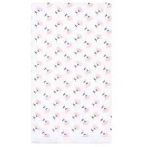 Hudson Baby Infant Girl Quilted Burp Cloths 10pk, Pink Navy Floral, One Size