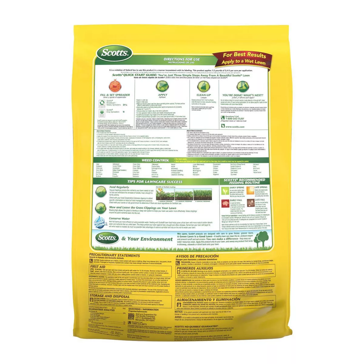 Scotts Turf Builder Weed & Feed 5000 Square Feet
