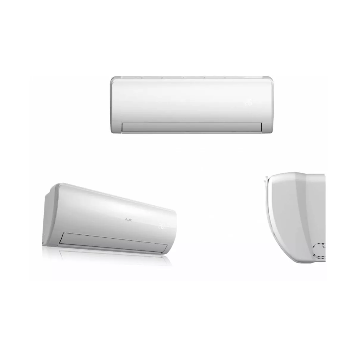 AUX 36000 BTU Ductless Wi-Fi Control 17 SEER 230V 3 Ton 12' Line Set Wall Mount Mini Split Air Conditioner with Heat Pump