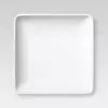Square Porcelain Appetizer Plate 5.430 " White - Threshold™