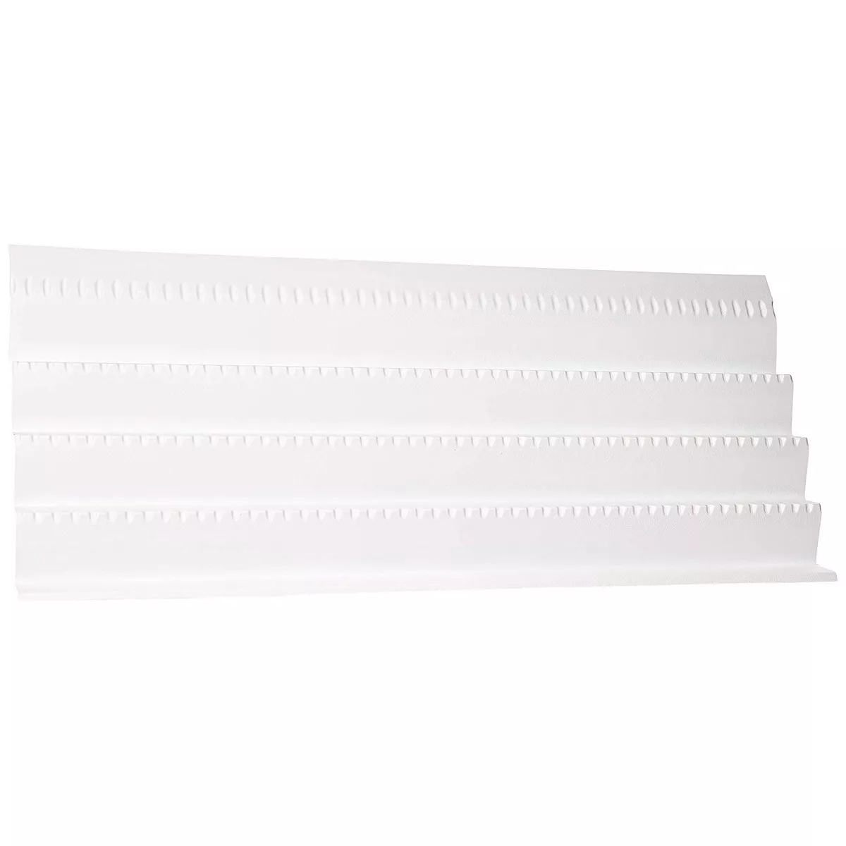 Rev-A-Shelf ST50-21W-52 Trimmable Universal Polymer Kitchen Spice Cabinet Drawer Organizer Insert Tray with Tiered Configuration, White