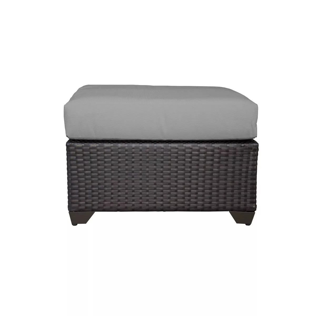 Barbados 14pc Patio Sectional Seating Set with Cushions - Gray - TK Classics