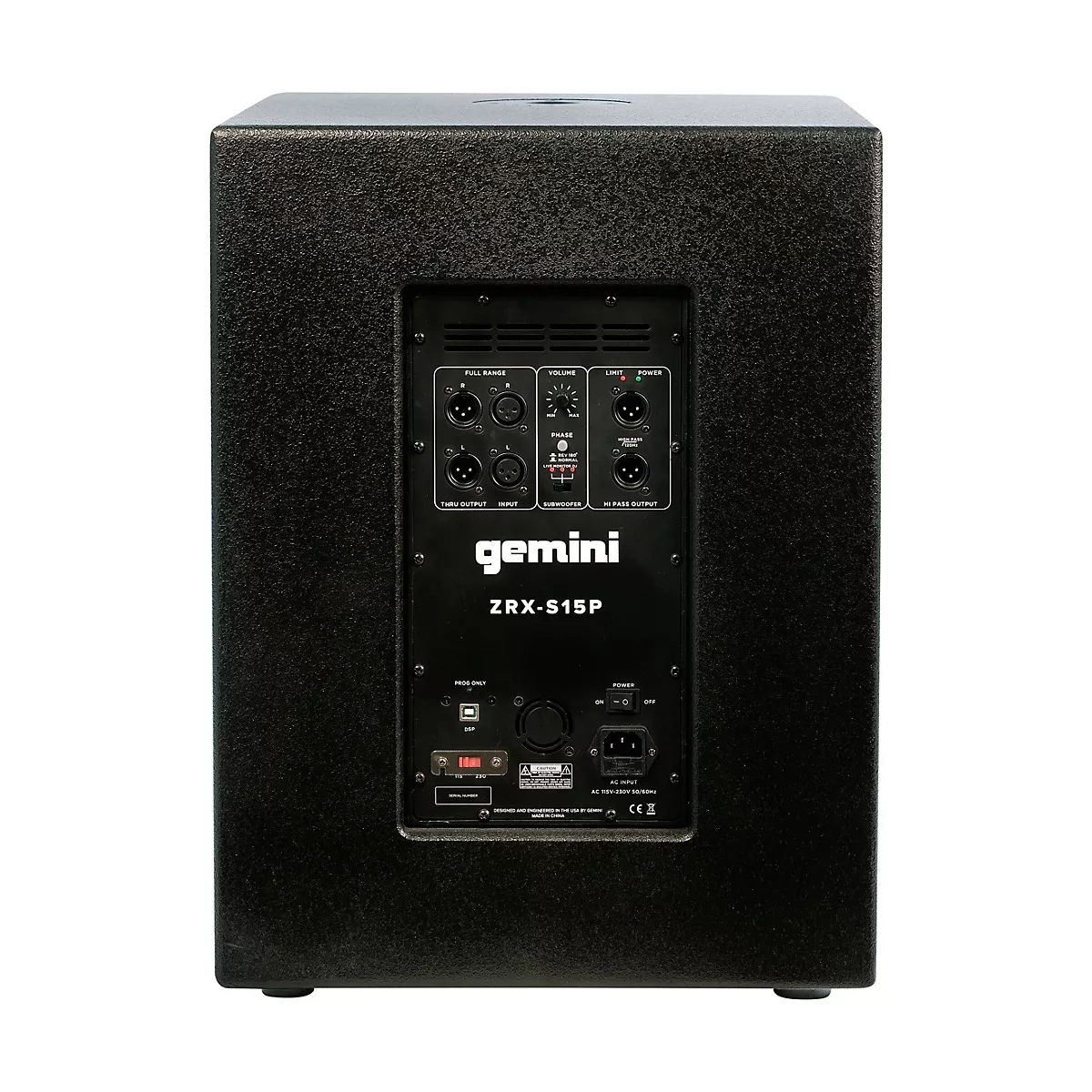 Gemini Gemini ZRX-S15P 15 in. Powered Subwoofer