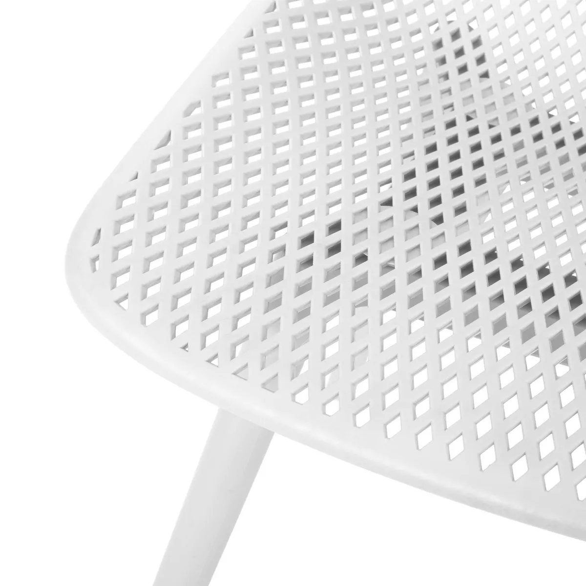 Posey 2pk Resin Modern Dining Chairs - White - Christopher Knight Home