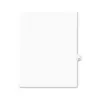Avery-Style Legal Exhibit Side Tab Divider Title: 66 Letter White 25/Pack 01066