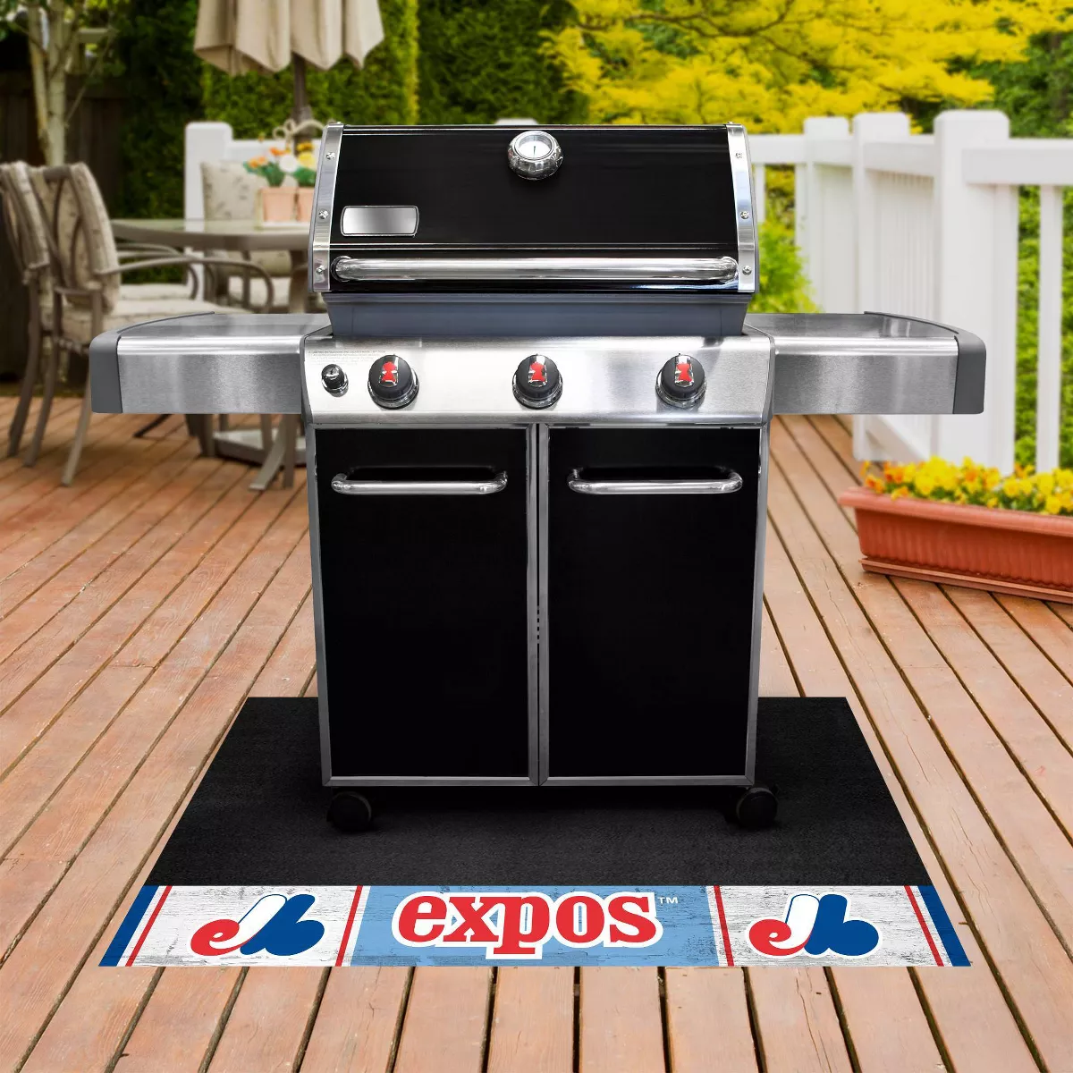 MLB Washington Nationals 1990 Retro Collection 26"x42" Grill Mat