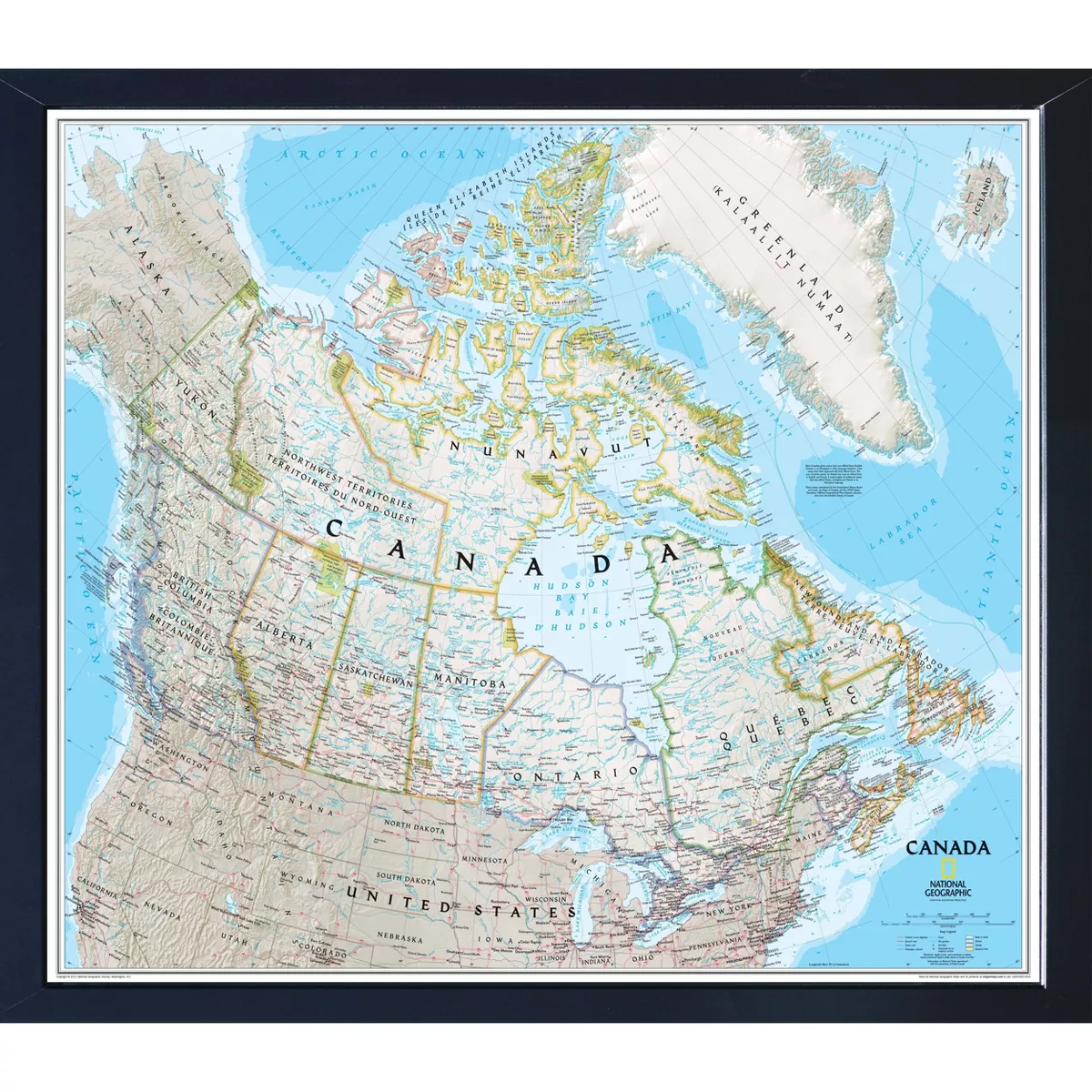 National Geographic Magnetic Travel Map - Canada Classic