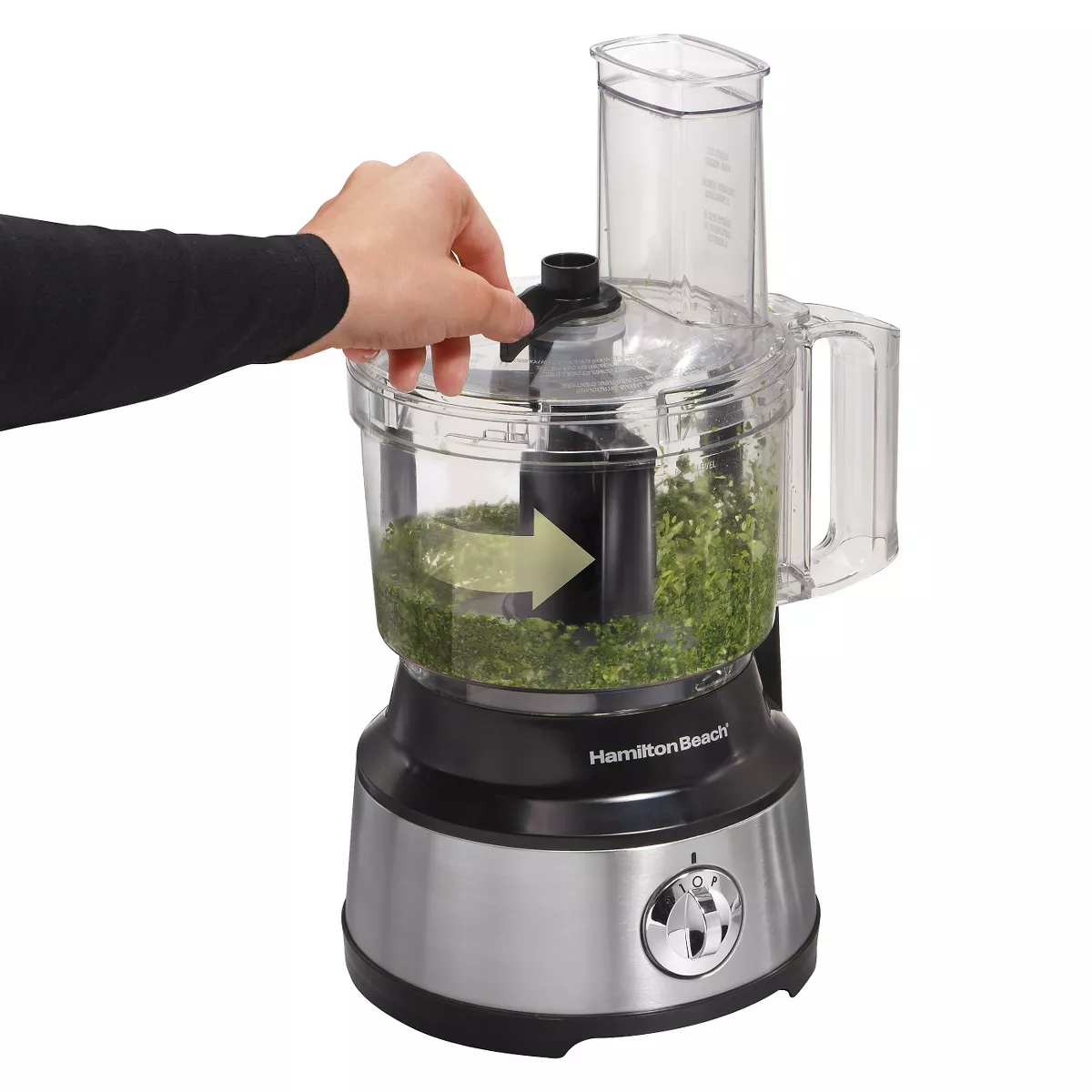 Hamilton Beach Bowl Scraper 10 Cup Food Processor - Black 70730