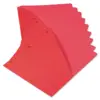 Universal Slash-Cut Pockets for Three-Ring Binders Jacket Letter 11 Pt. Red 10/Pack 61683