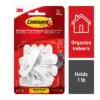 Command 6 Hooks 12 Strips Small Sized UtilityDecorative Hooks Value Pack White