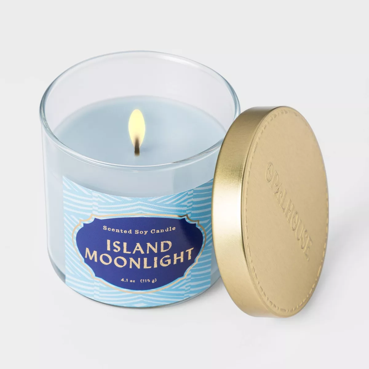 4.1oz Lidded Glass Jar Island Moonlight Candle - Opalhouse™