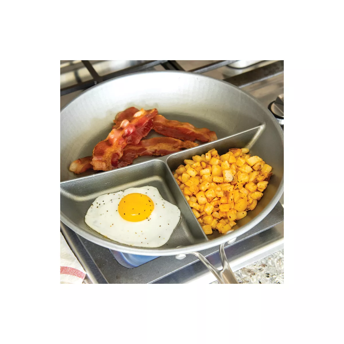 Nordic Ware 3-N-1 Divided Saute Pan