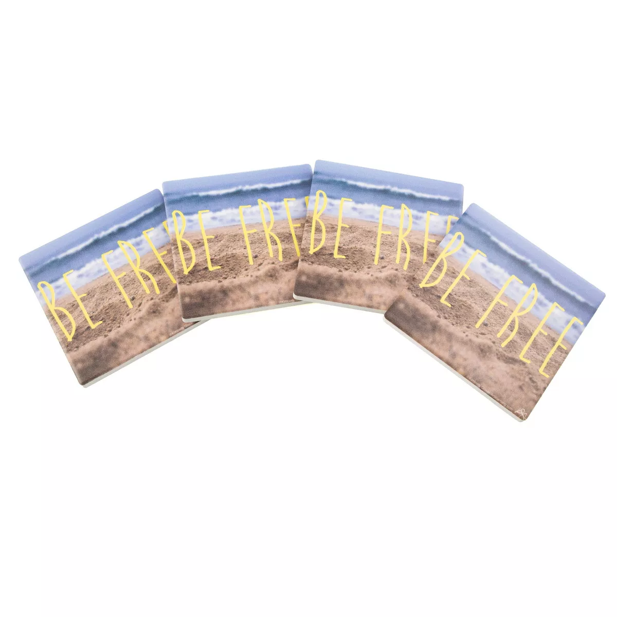 Thirstystone Be Free Coaster Set of 4