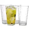 Gibson Home Great Foundations 4 Piece 16 oz. Tumbler Set in Bubble Pattern