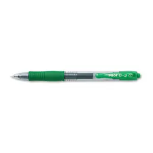 Pilot 12ct G2 Retractable Gel Ink Fine Point 0.7mm Green