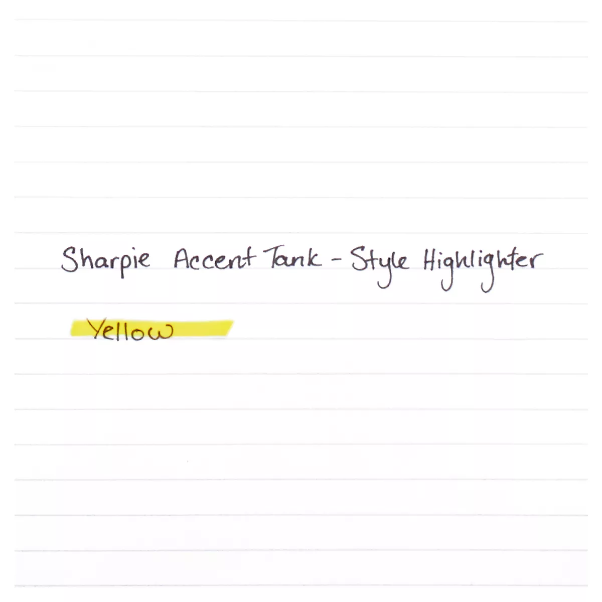 3pk Highlighters Tank Smear Guard Chisel Tip Yellow - Sharpie