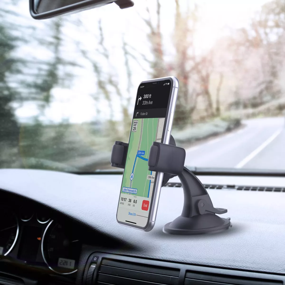 Bracketron OneClick Dash/Window Mount