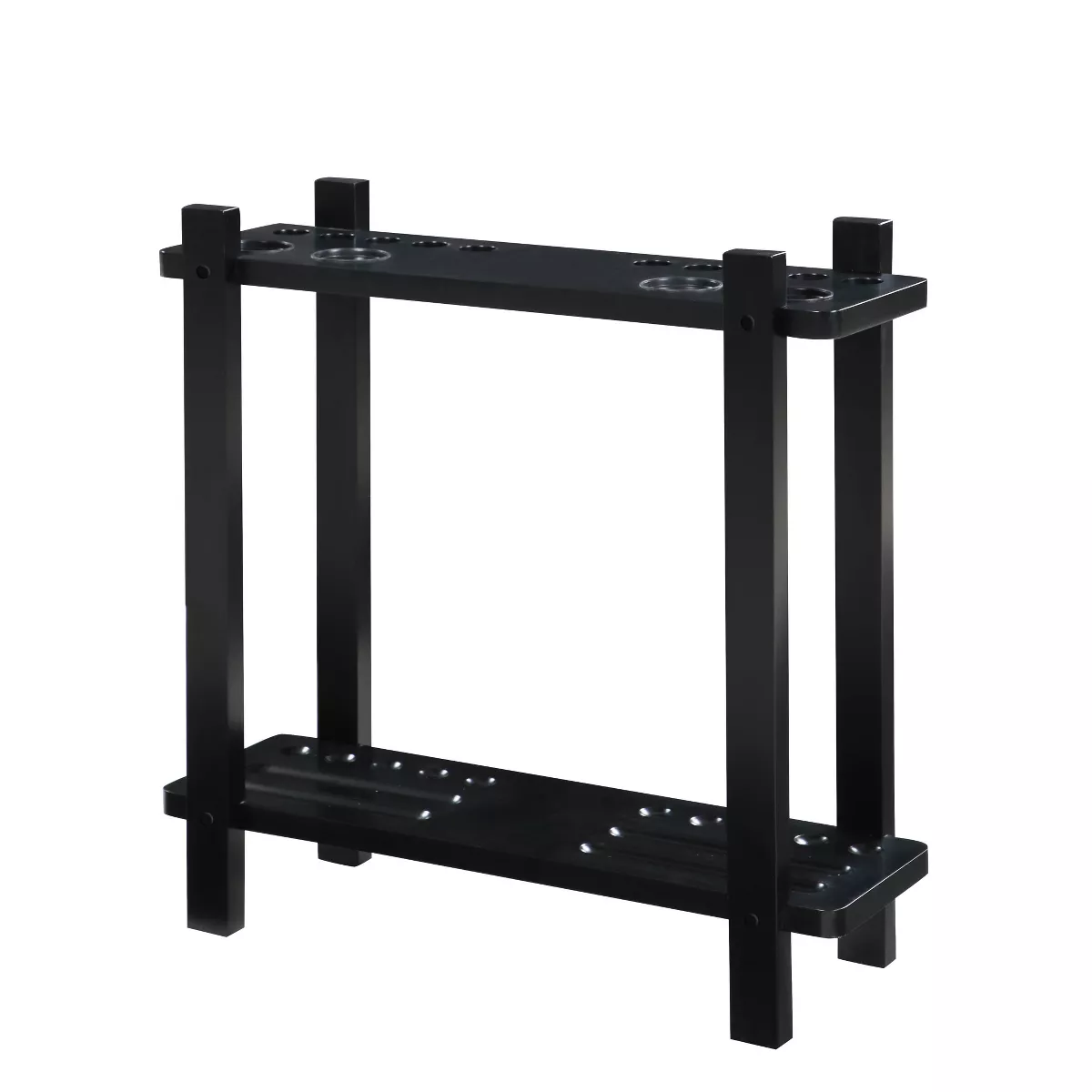 Hathaway Classic Floor Billiard Pool Cue Rack - Black
