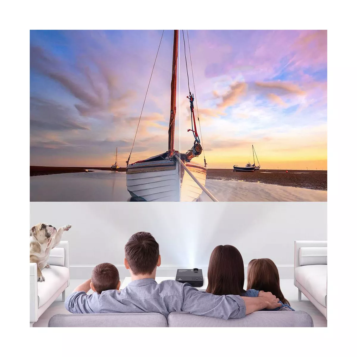 VANKYO Leisure C3 Mini Projector - Black