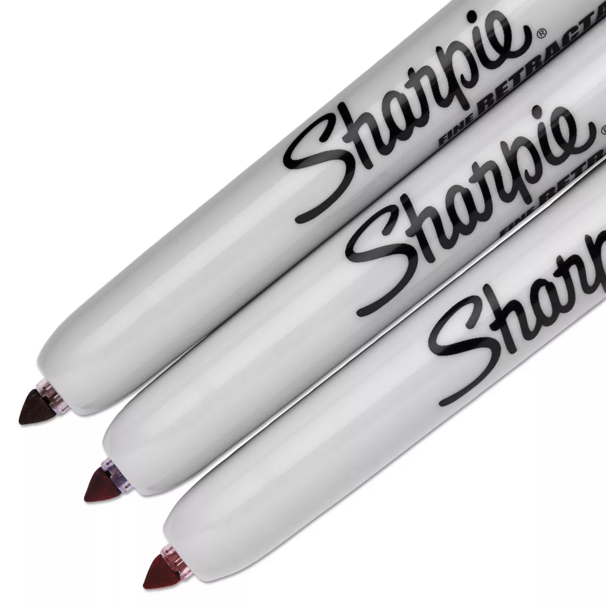 Sharpie Retractable Permanent Markers Fine Point Assorted 3/Set 32726PP