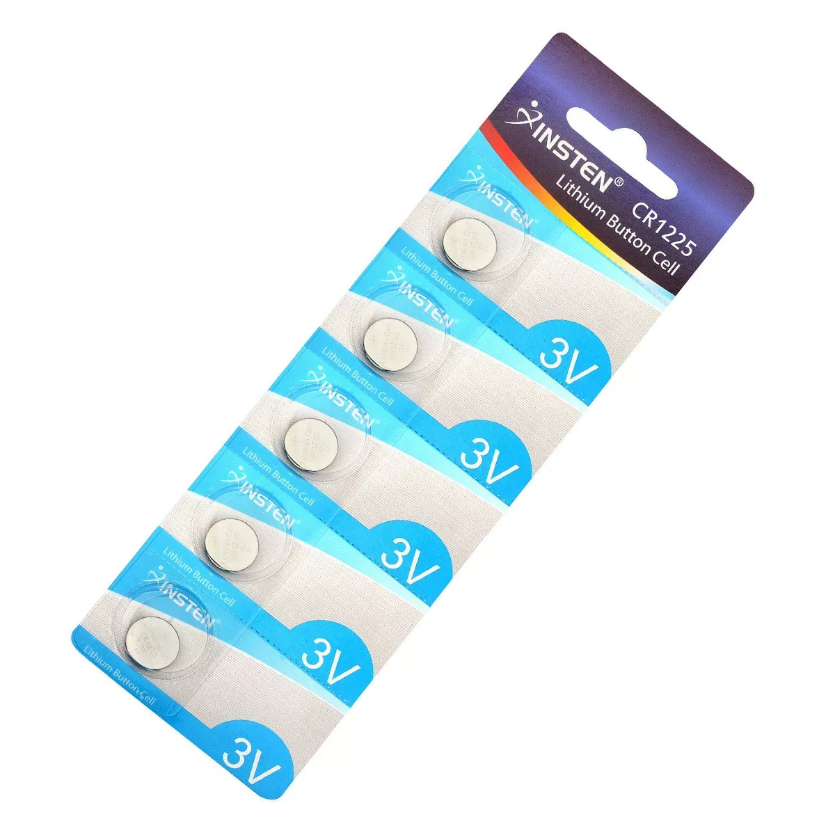 Insten CR1225 3V Lithium Batteries Coin Button Cell Watch Battery (1 Pack of 5)