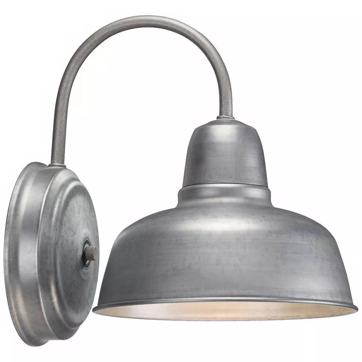 John Timberland Rustic Outdoor Wall Light Fixture Urban Barn Galvanized 11 1/4