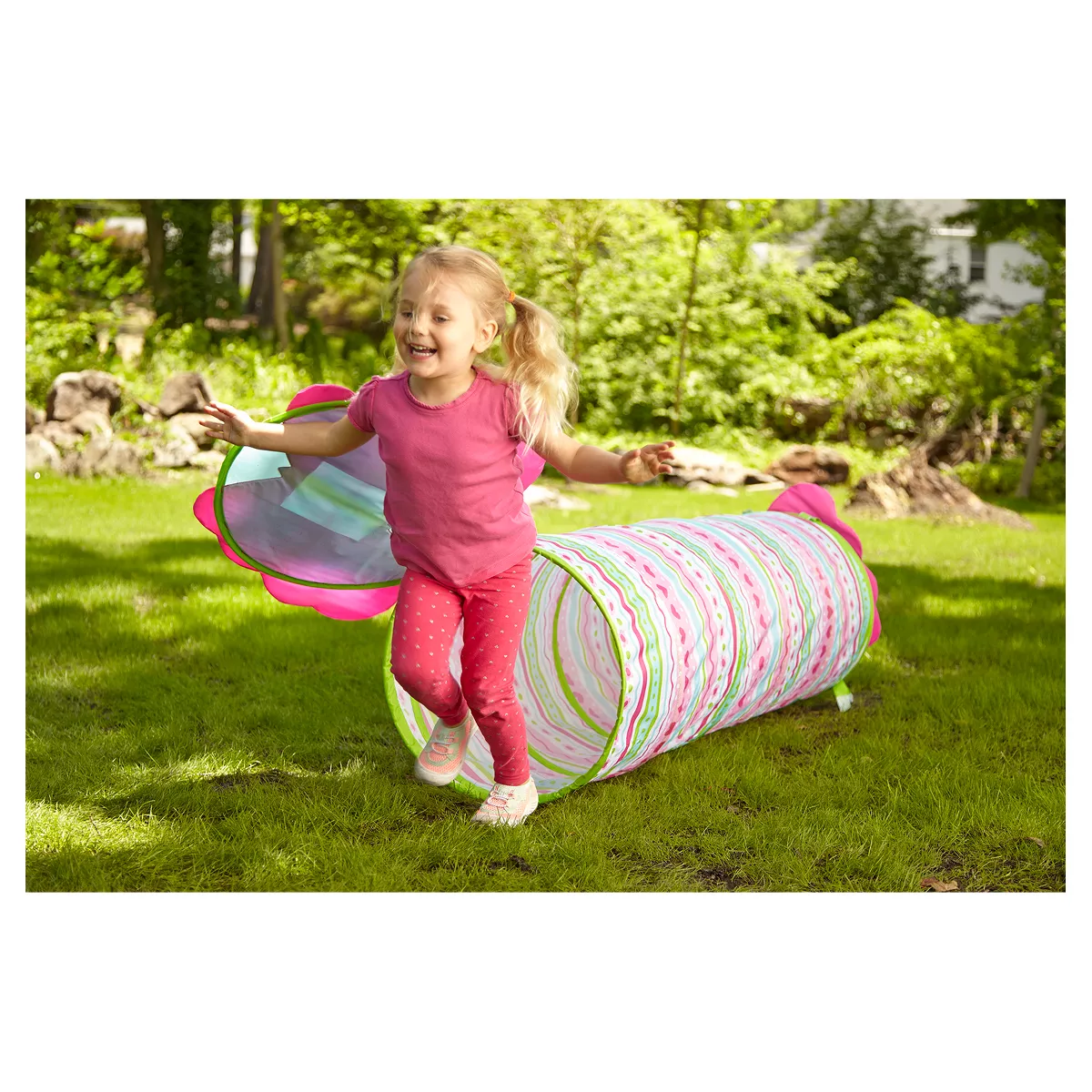 Melissa & Doug Sunny Patch Cutie Pie Butterfly Crawl-Through Tunnel (almost 5 feet long)