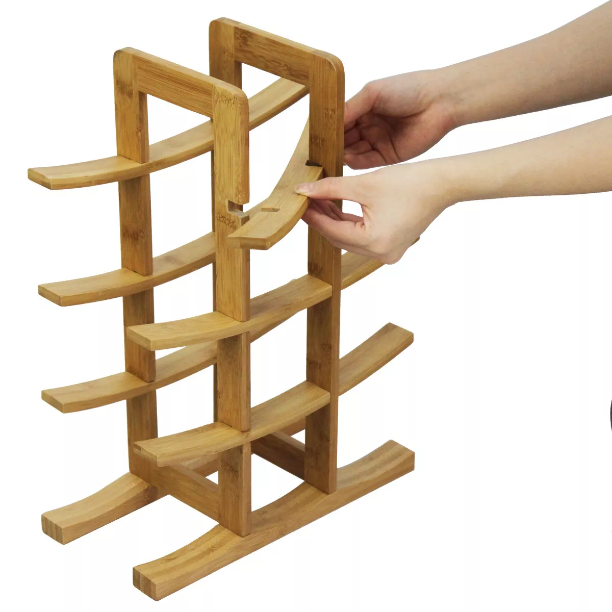 Oceanstar 12-Bottle Bamboo Wine Rack