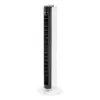 32" Tower Fan Oscillating with Adjustable Vents (Remote and Timer) White/Black - Woozoo