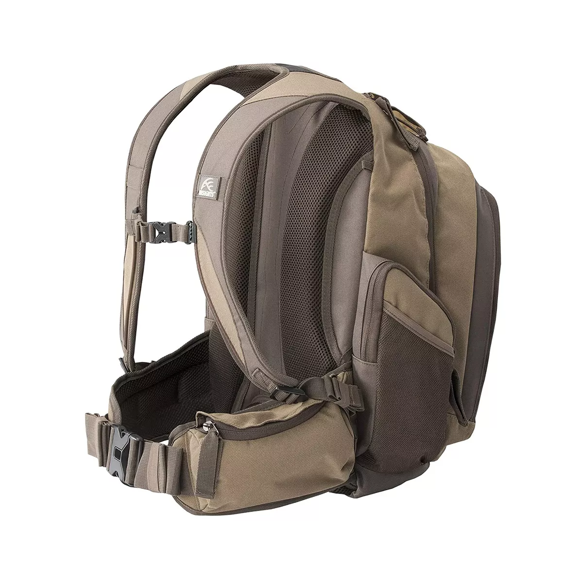 Insights 9302 The Element Heavy Duty 1,831 Cubic Inch Outdoor Hiking Fishing Camping Hunting Backpack with Rain Fly, Insights SE Brown Camouflage