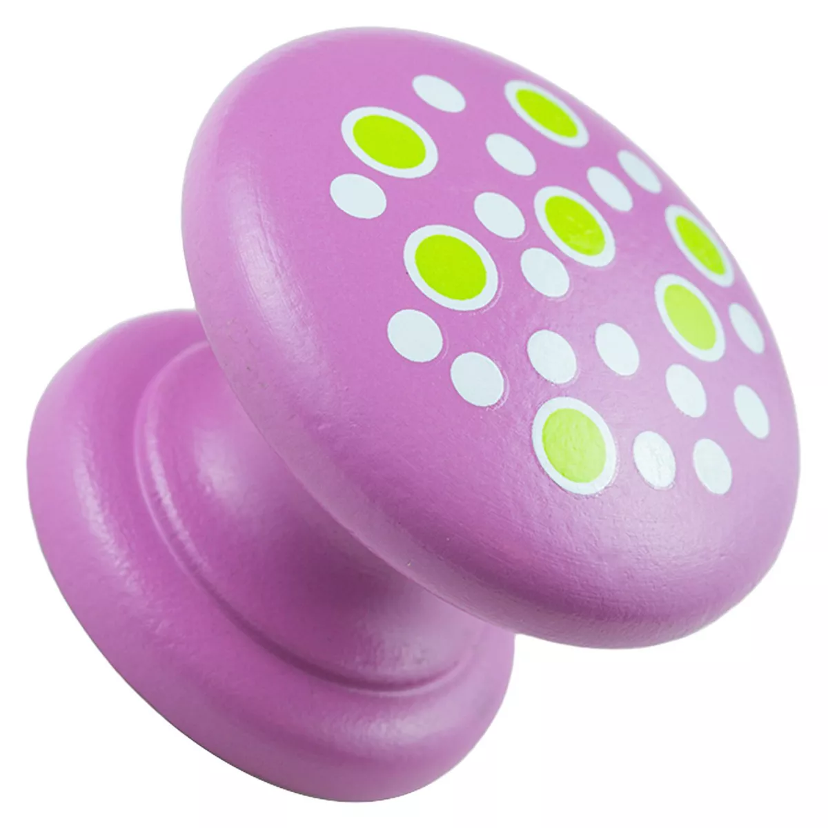 Sumner Street Home Hardware 4pc Polka Dot Painted Knob Purple