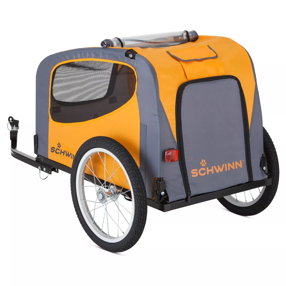 Schwinn Rascal Pet Trailer - Orange/Gray