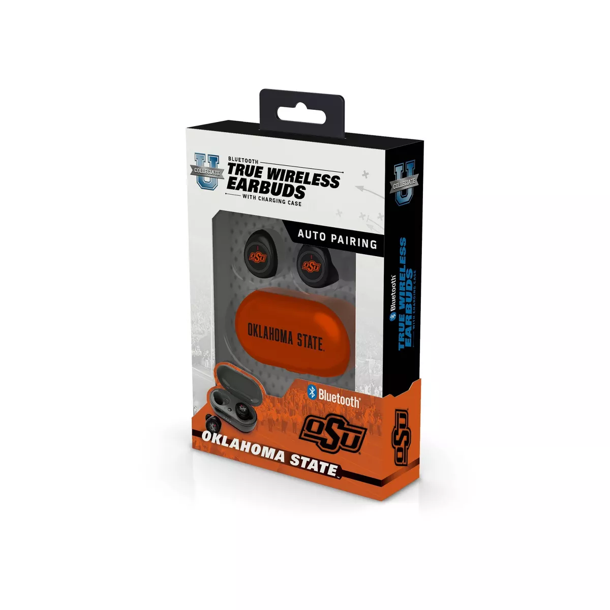 NCAA Oklahoma State Cowboys True Wireless Bluetooth Earbuds