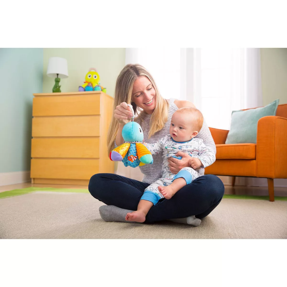 Lamaze Salty Sam Clip & Go Baby Toy