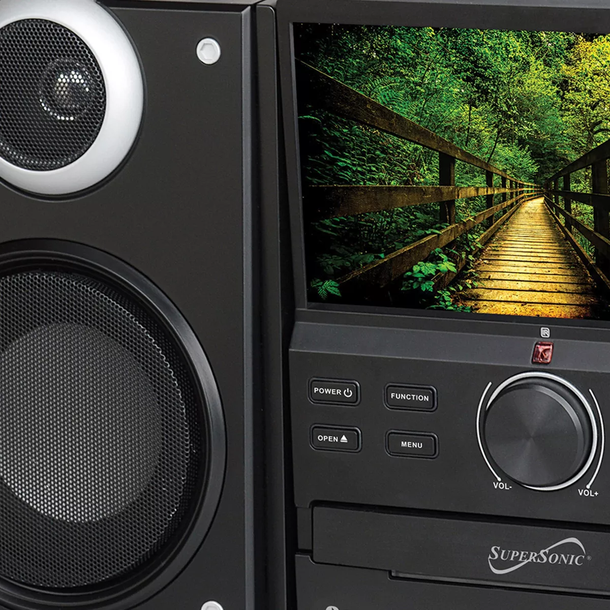 Supersonic Hi-Fi Audio Micro System with Bluetooth, DVD Player and TV Tuner