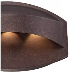 Possini Euro Design Modern Outdoor Wall Light Fixture LED Bronze 11