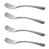 Knork 4 Piece 18/0 Stainless Steel Dining Silverware Flatware Original Dinner Fork Set, Silver Chrome