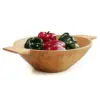 Sobremesa Fairtrade Hand Made Higuerilla Wood Handled Serving Bowl, 12 Inch