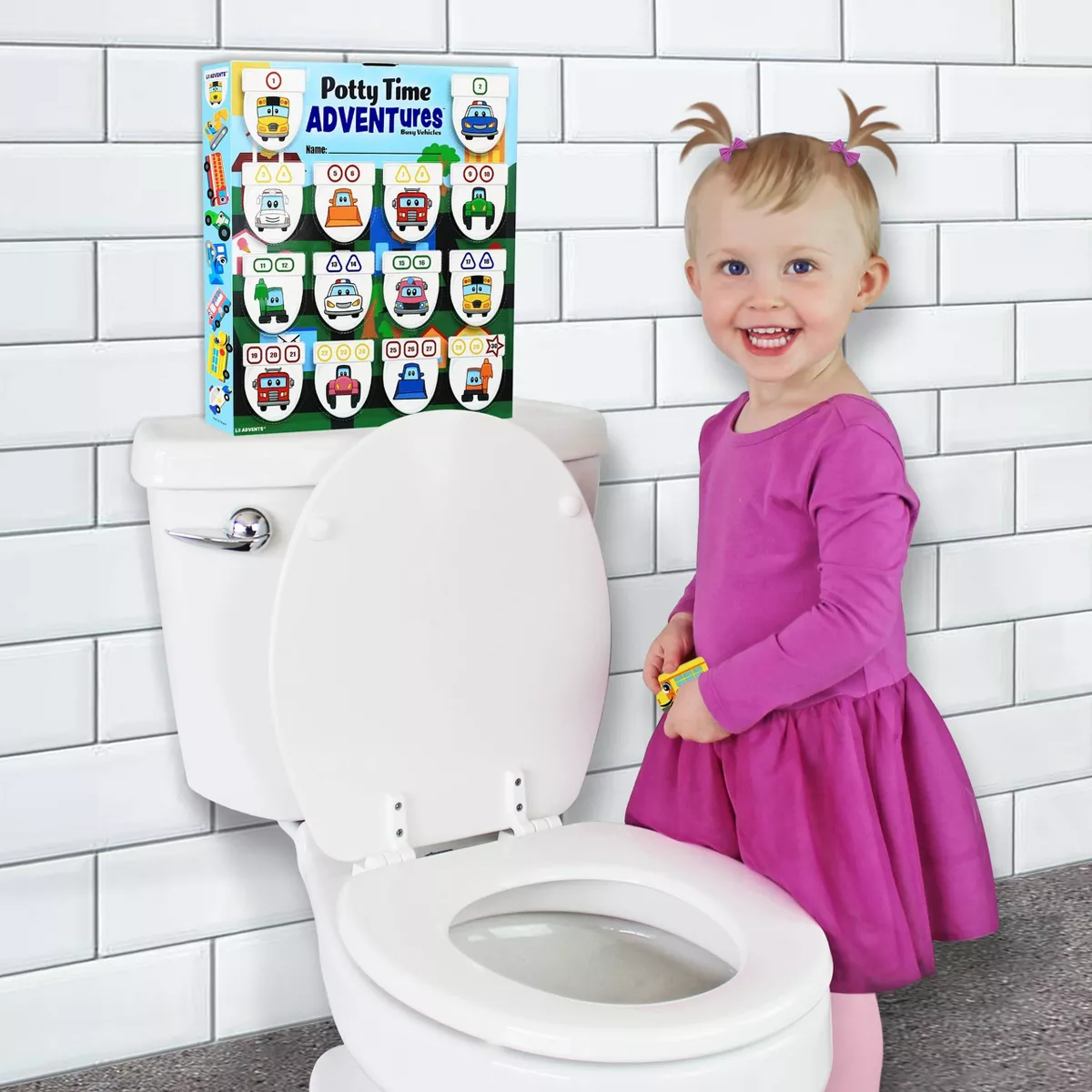 Lil Advents PottyTime Adventures Potty Training Toy - Busy Vehicles