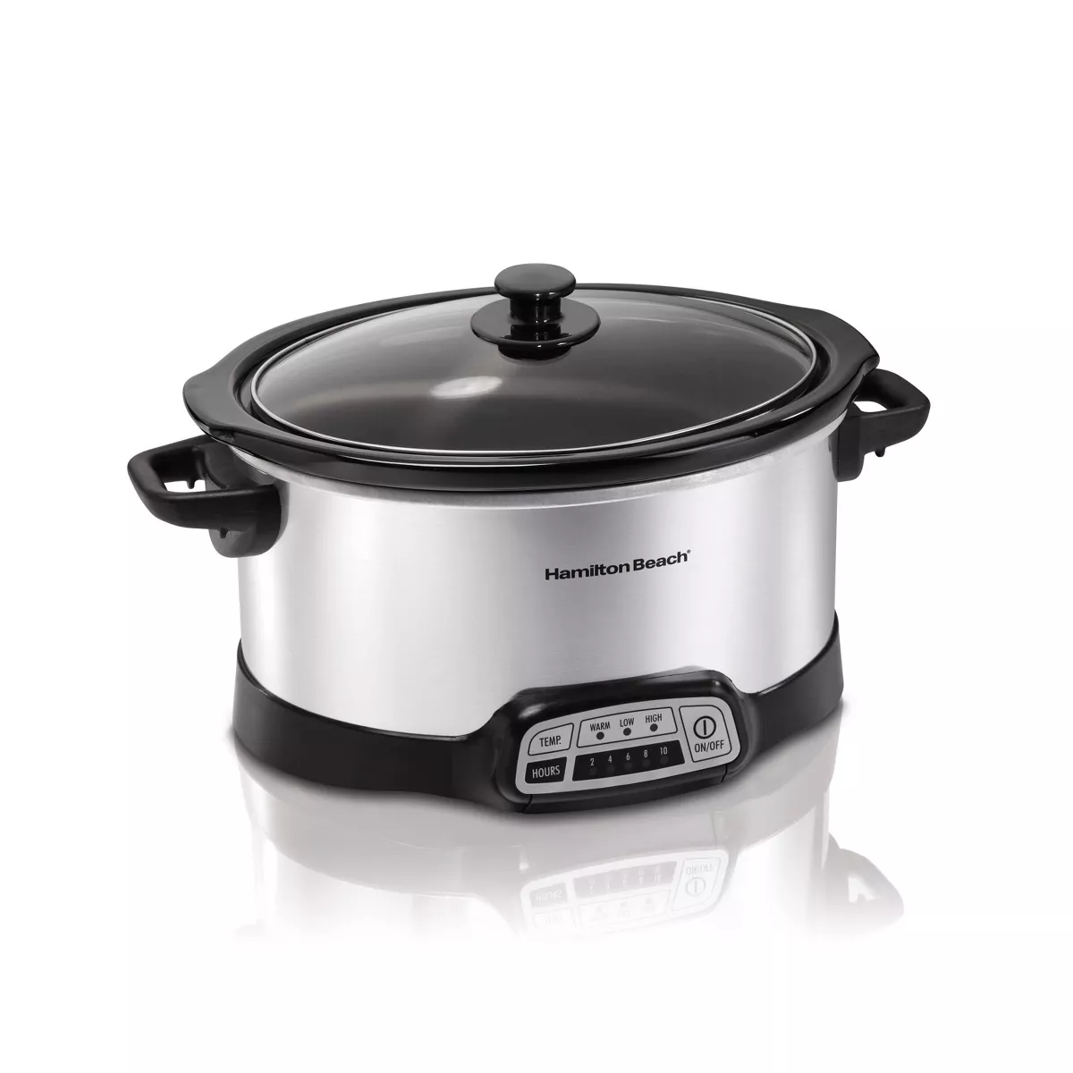 Hamilton Beach Programmable Slow Cooker - Silver - 33463
