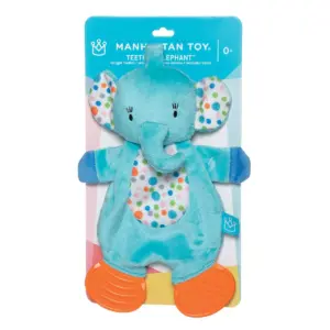 Manhattan Toy Teether Elephant Snuggle Blankie Toy