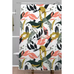Brushstrokes of Nature I Shower Curtain - Deny Designs