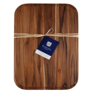 Architec Madeira Teak Edge-Grain Carving Board with Juice Well 14