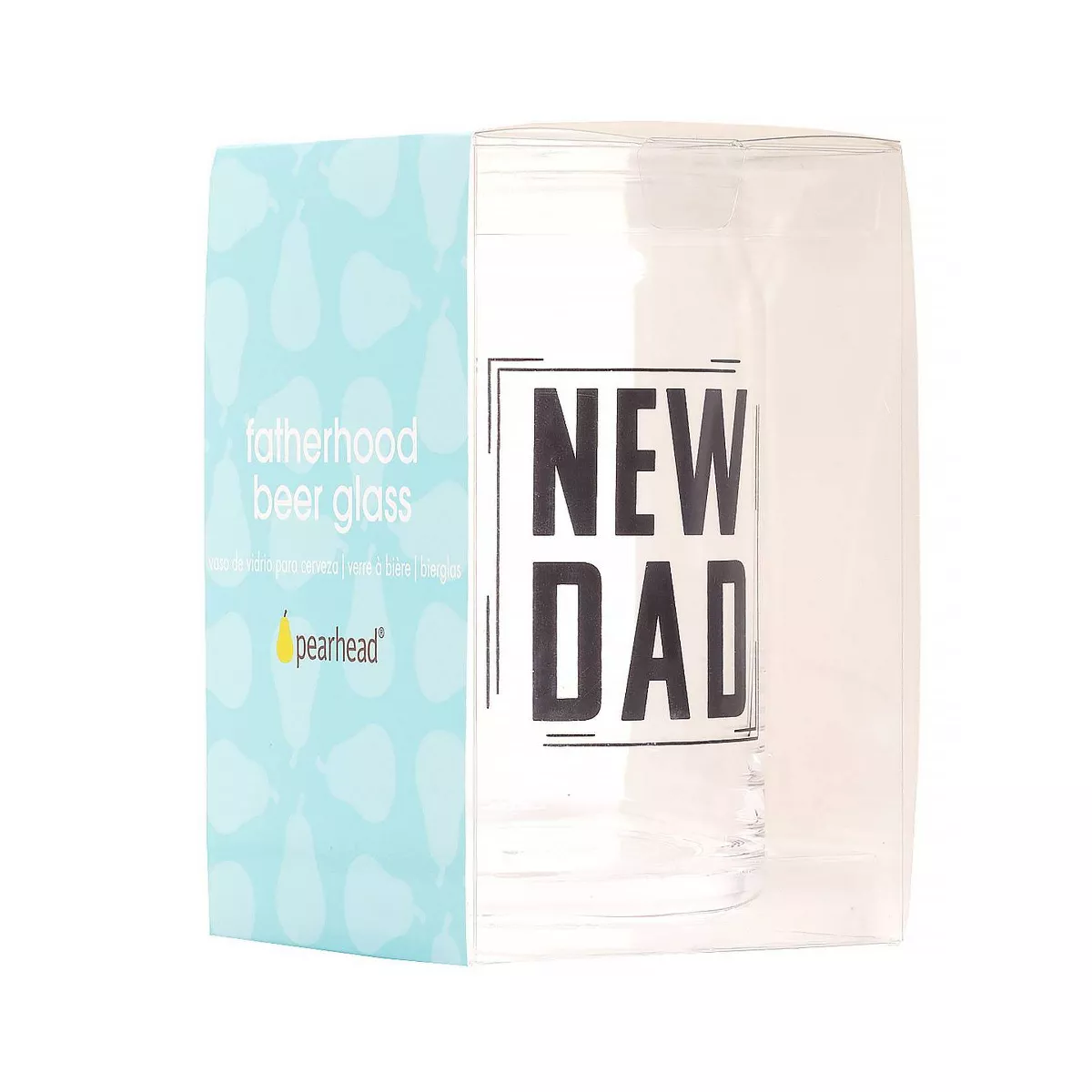 Pearhead New Dad Beer Glass 16 oz