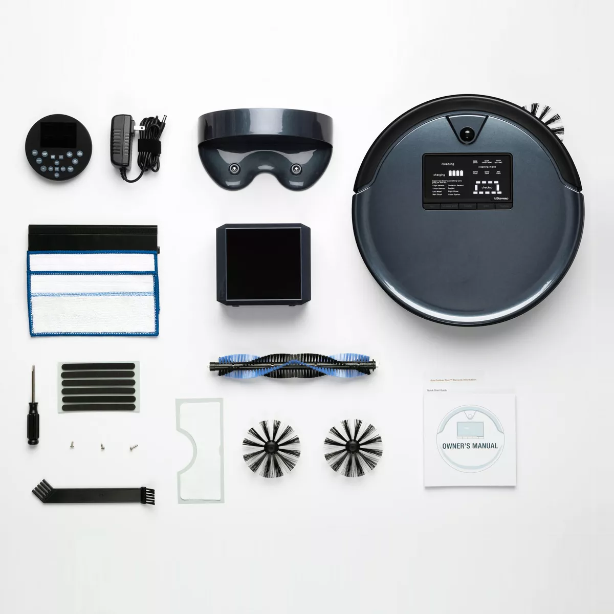 bObsweep PetHair Plus Robot Vacuum Cleaner and Mop - Gray - WPP56002