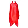 ShedRain Hooded Rain Ponchos - Red