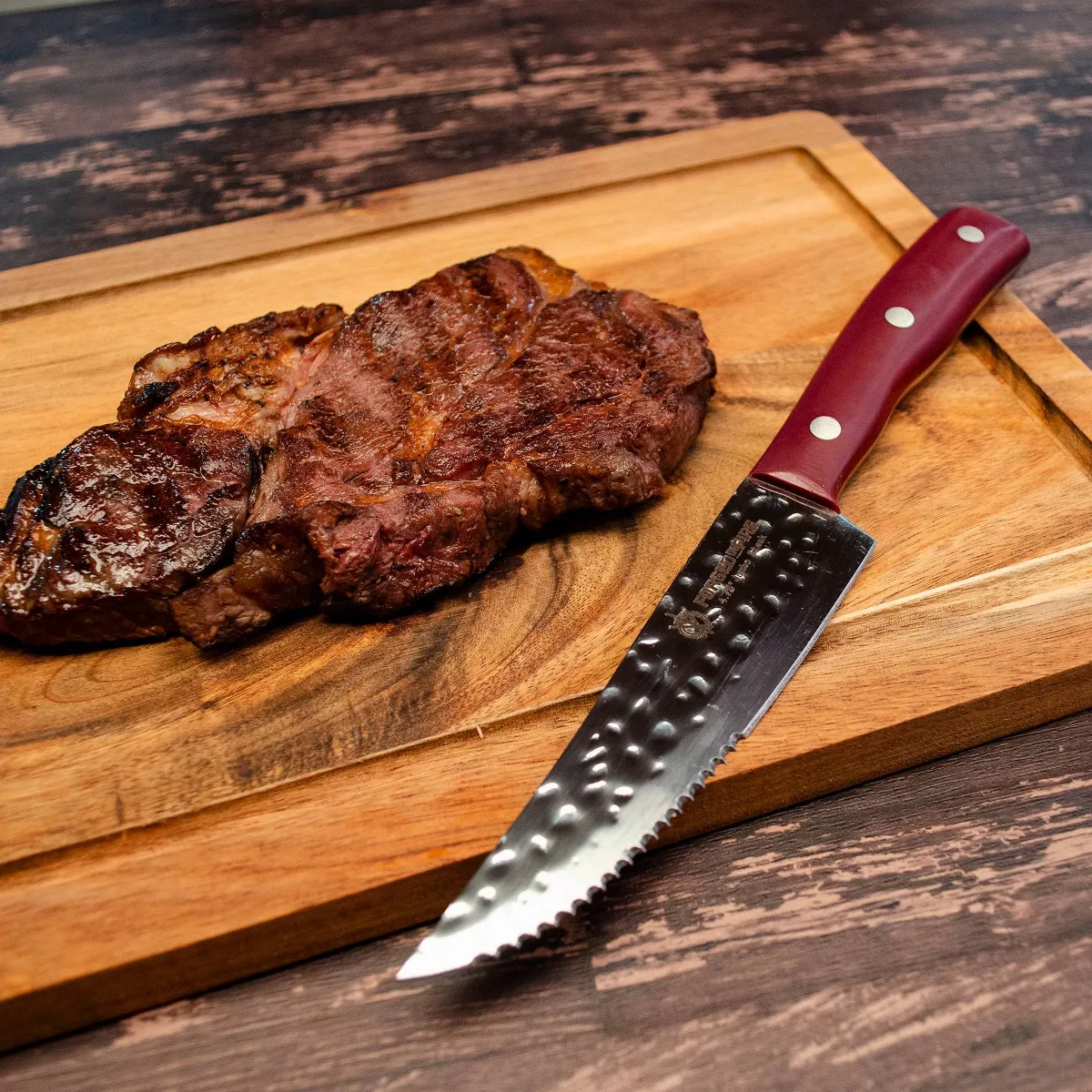 Forged in Fire 4pc Jumbo Steak Knife Set